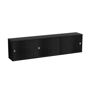 Brace wall cabinet Black Diamond Ash 1800 mm three sliding doors