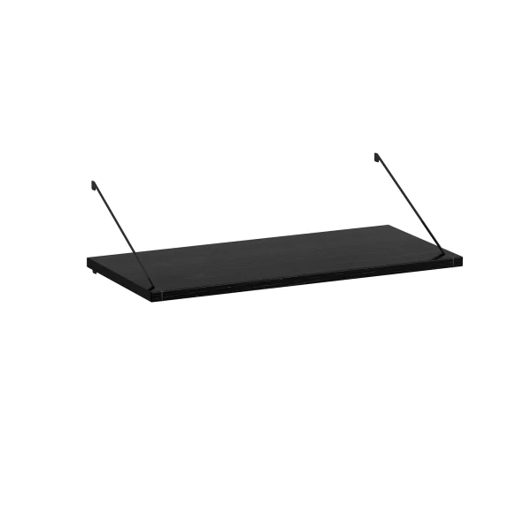 Brace shelf Black Diamond Ash 600 mm black brackets